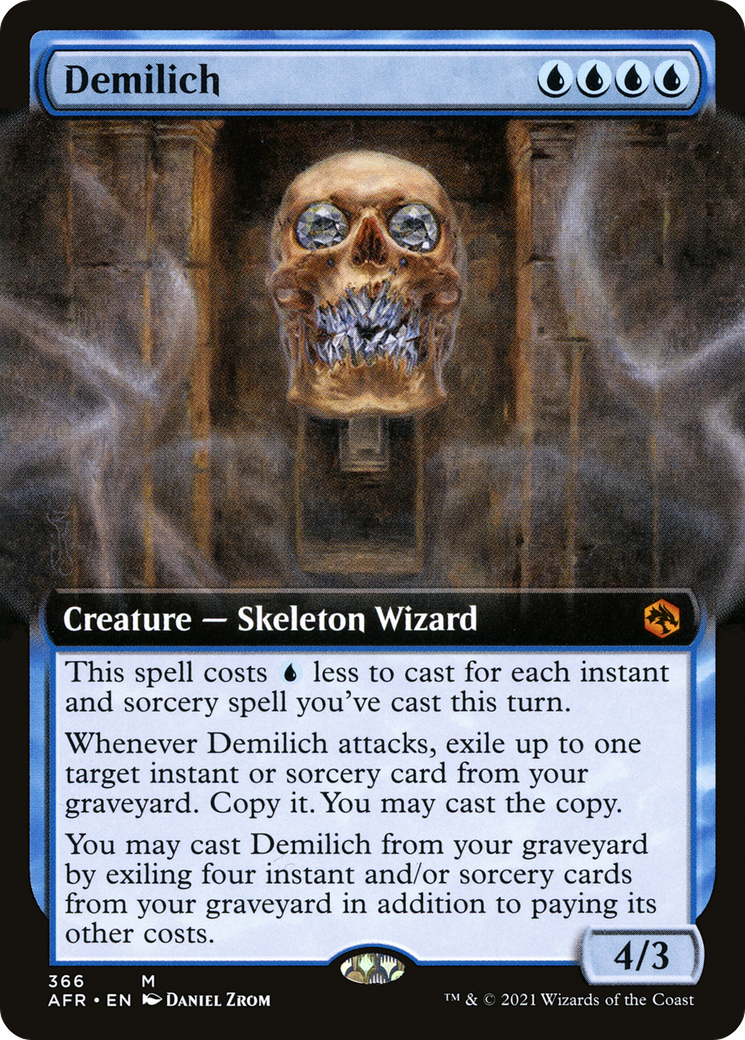 Demilich (AFR-366) [Adventures in the Forgotten Realms]: (Extended Art) Foil