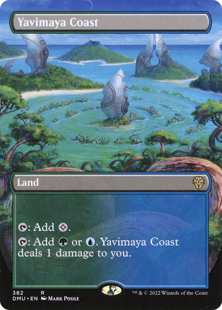 Yavimaya Coast (Borderless) (DMU-382) [Dominaria United]