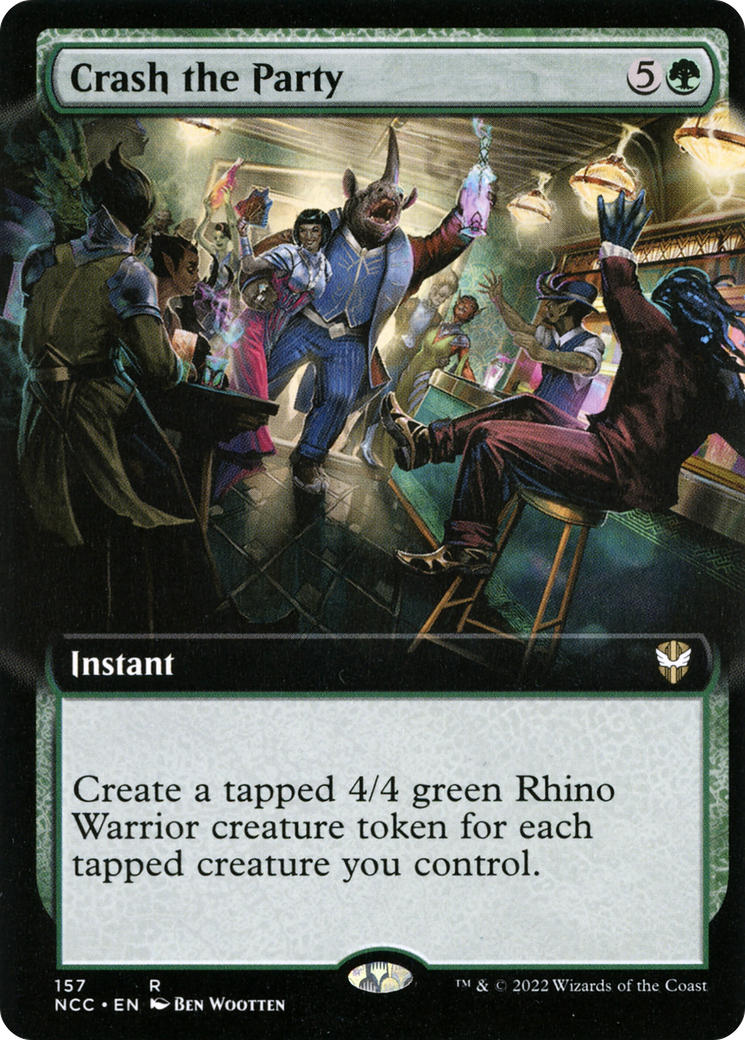 Crash the Party (Extended Art) (NCC-157) [New Capenna Commander]