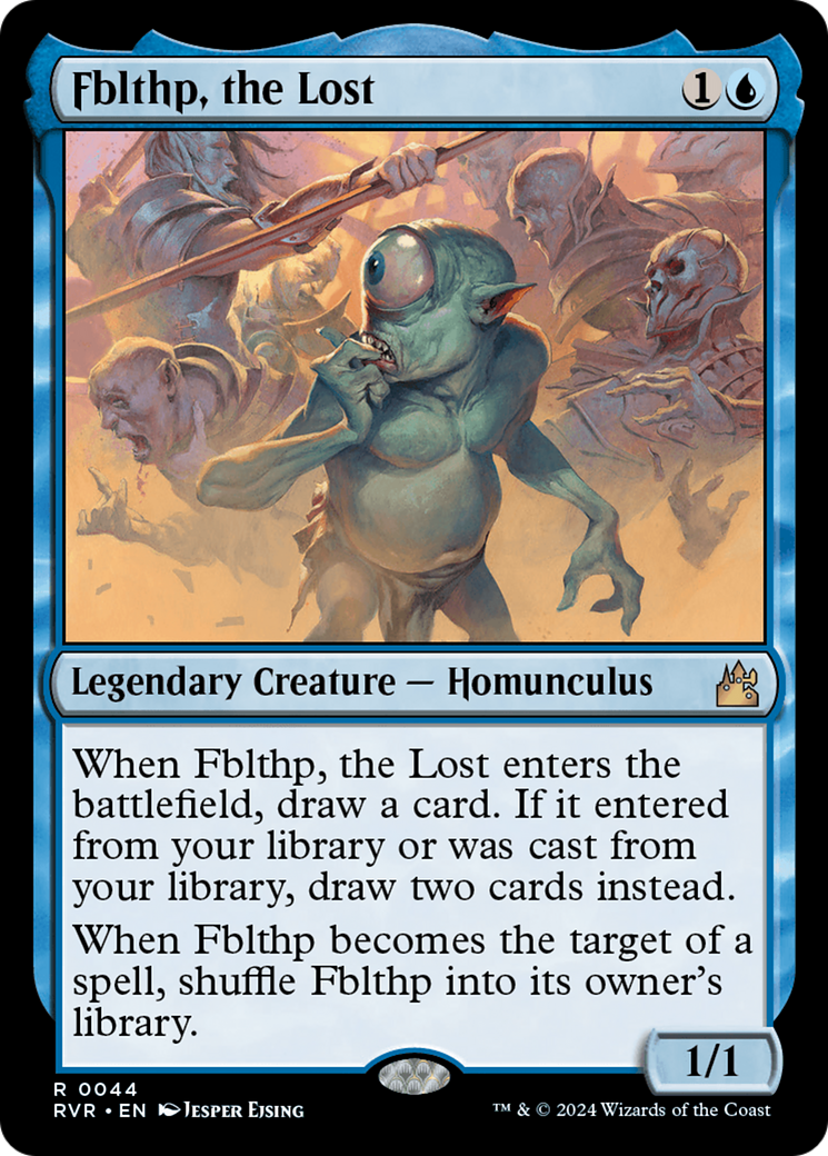 Fblthp, the Lost (RVR-044) [Ravnica Remastered] Foil