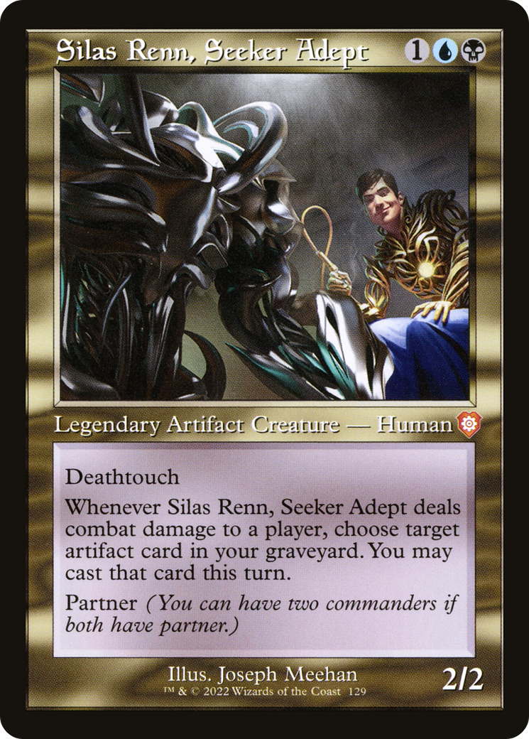 Silas Renn, Seeker Adept (Retro Frame) (BRC-129) [The Brothers' War Commander]