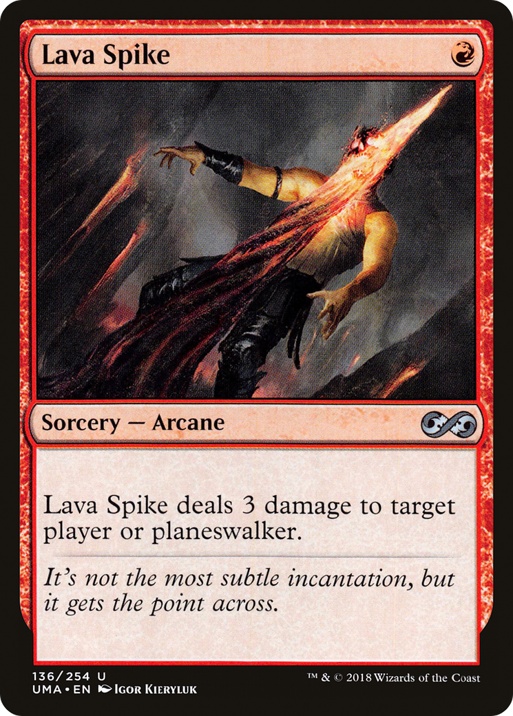 Lava Spike (UMA-136) [Ultimate Masters] Foil