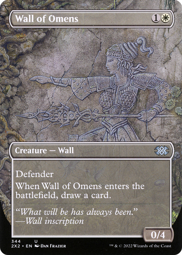Wall of Omens (2X2-344) [Double Masters 2022] (Borderless)