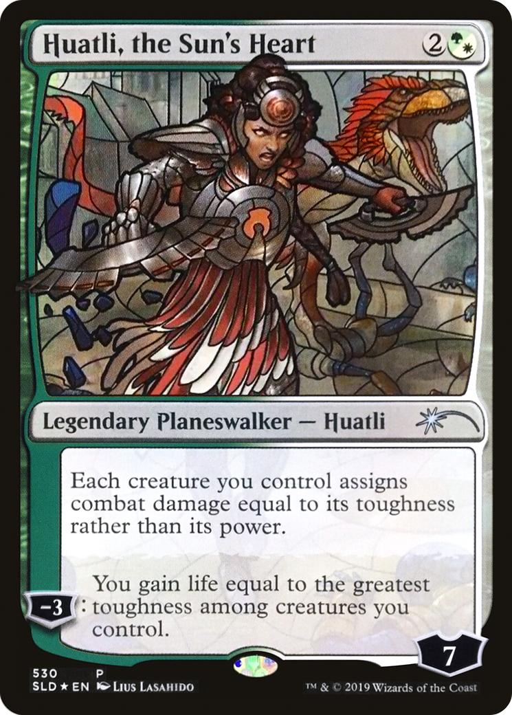 Huatli, the Sun's Heart (SLD-530) [Secret Lair Drop] Foil
