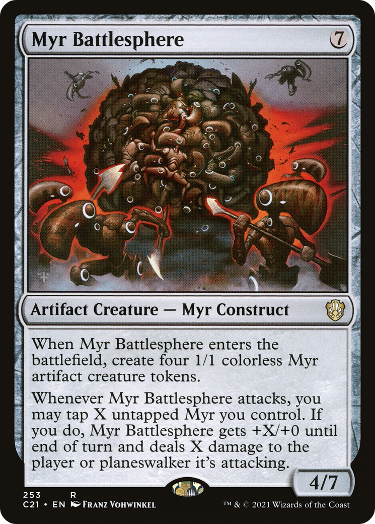 Myr Battlesphere (C21-253) [Commander 2021]