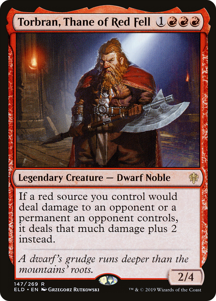 Torbran, Thane of Red Fell (ELD-147) [Throne of Eldraine]