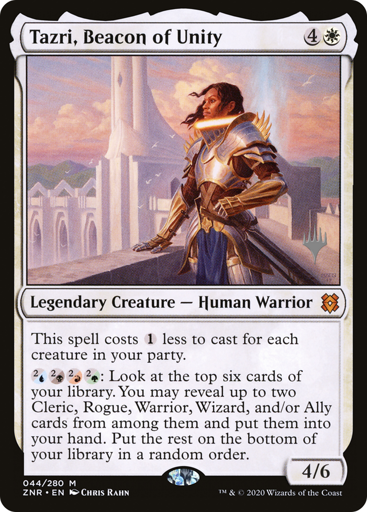 Tazri, Beacon of Unity (PPZNR-44P) [Promo Pack: Zendikar Rising Promos]