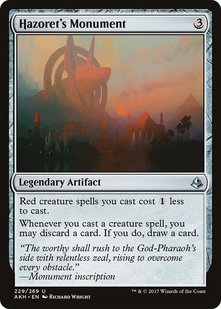 Hazoret's Monument (AKH-229) [Amonkhet] Foil