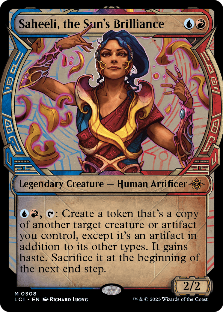 Saheeli, the Sun's Brilliance (Showcase) (LCI-308) [The Lost Caverns of Ixalan] Foil
