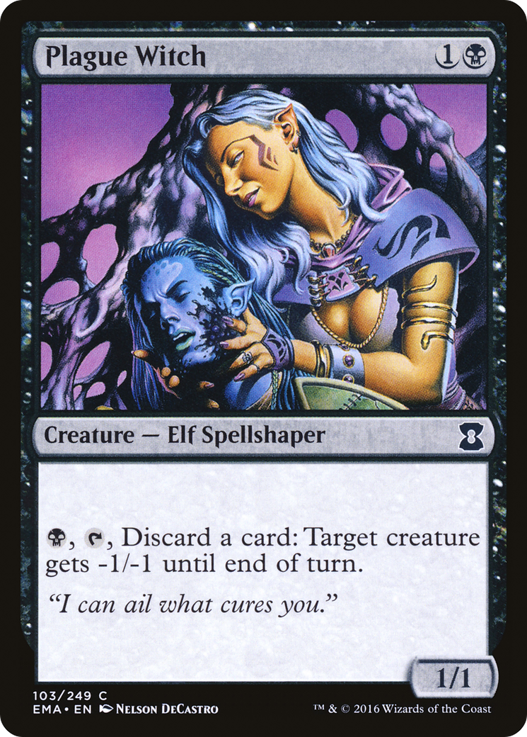 Plague Witch (EMA-103) [Eternal Masters] Foil
