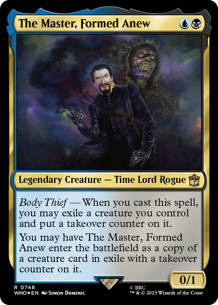 The Master, Formed Anew (WHO-748) [Doctor Who] Foil