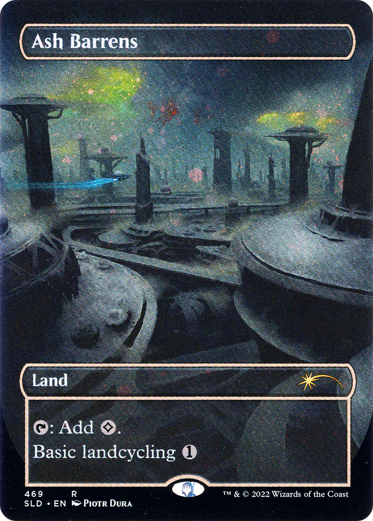 Ash Barrens (SLD-469) [Secret Lair Drop] (Borderless) Foil