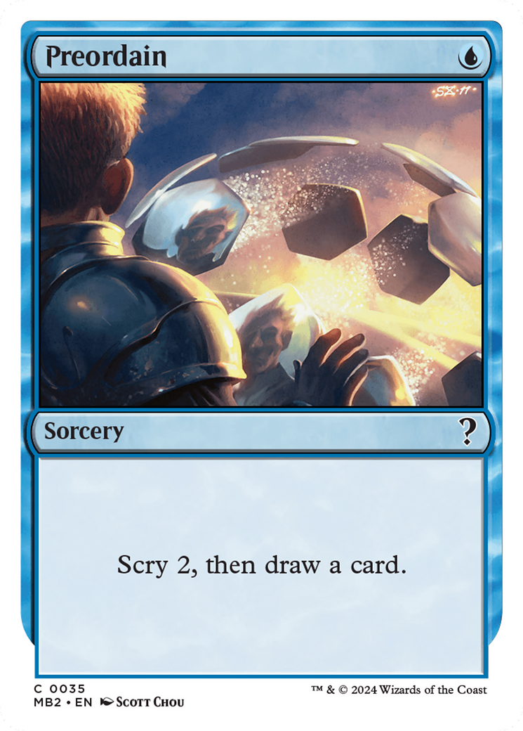 Preordain (MB2-035) [Mystery Booster 2]