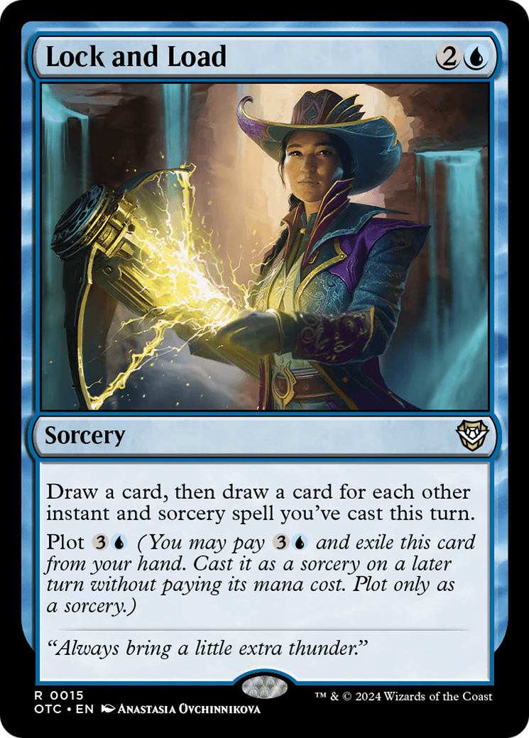 Lock and Load (OTC-015) [Outlaws of Thunder Junction Commander]