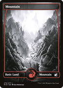 Mountain (MID-275) [Innistrad: Midnight Hunt]: (Full Art, Showcase) Foil