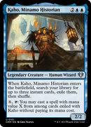 Kaho, Minamo Historian (CMM-101) [Commander Masters] Foil