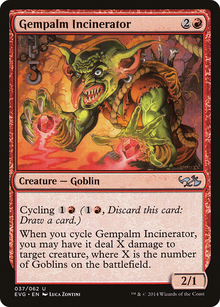Gempalm Incinerator (DD3-037) [Duel Decks Anthology: Elves vs. Goblins]