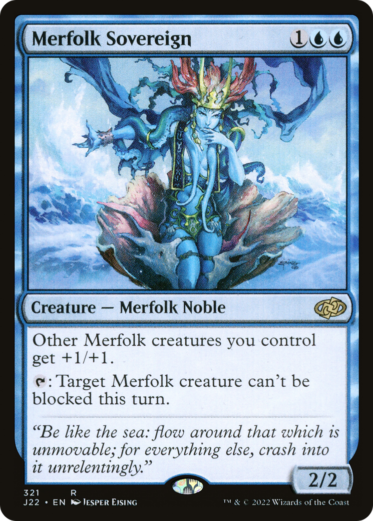 Merfolk Sovereign (J22-321) [Jumpstart 2022]