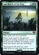 Last March of the Ents (PRE-172S) [Tales of Middle-earth Promos] Foil