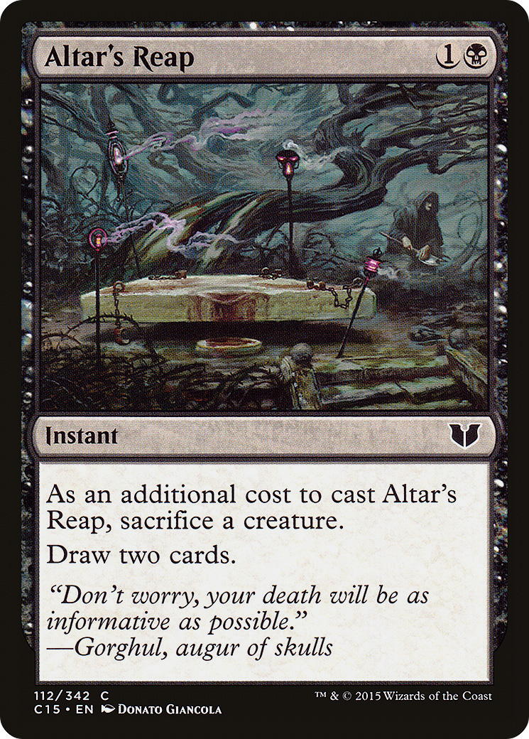 Altar's Reap (C15-112) [Commander 2015]