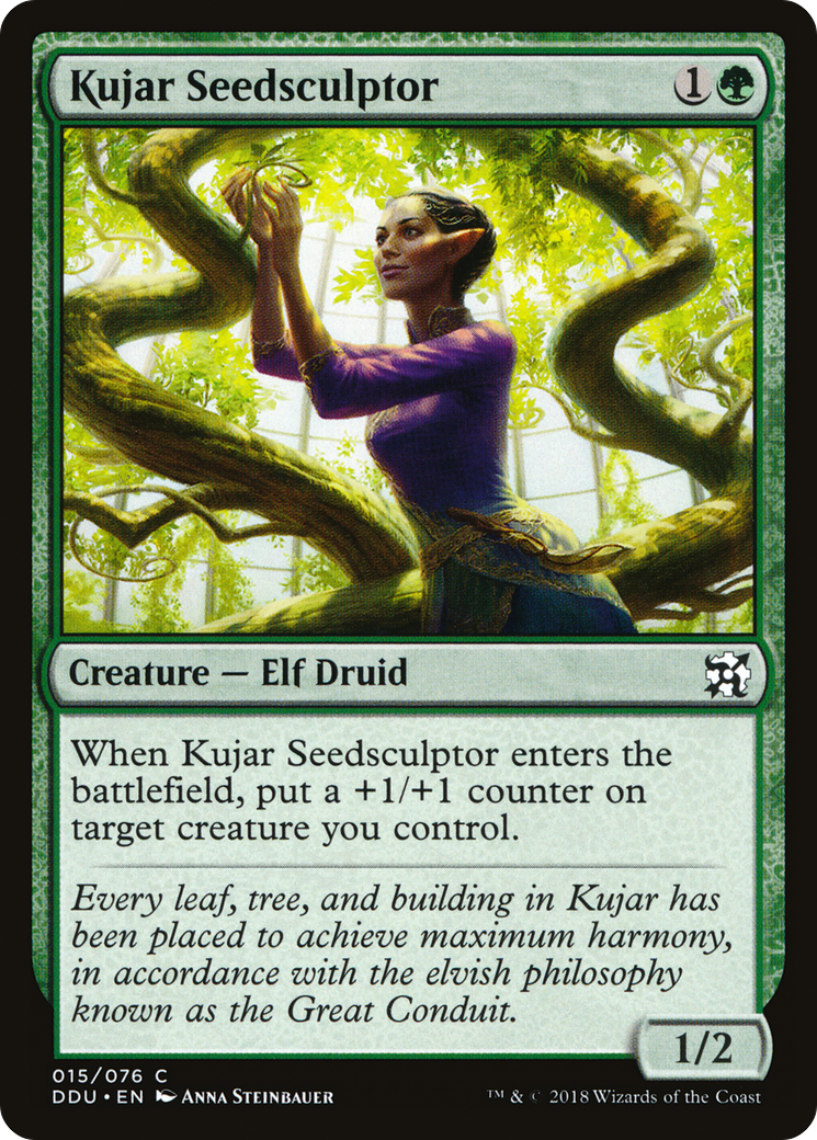 Kujar Seedsculptor (DDU-015) [Duel Decks: Elves vs. Inventors]