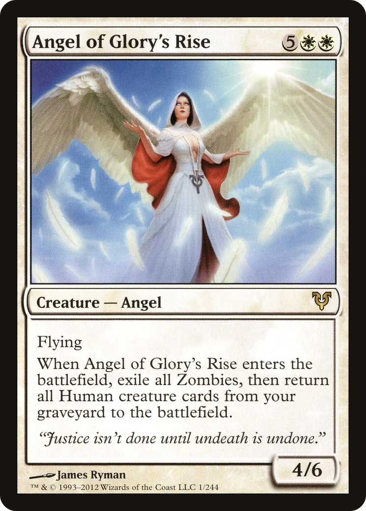 Angel of Glory's Rise (AVR-001) [Avacyn Restored] Foil