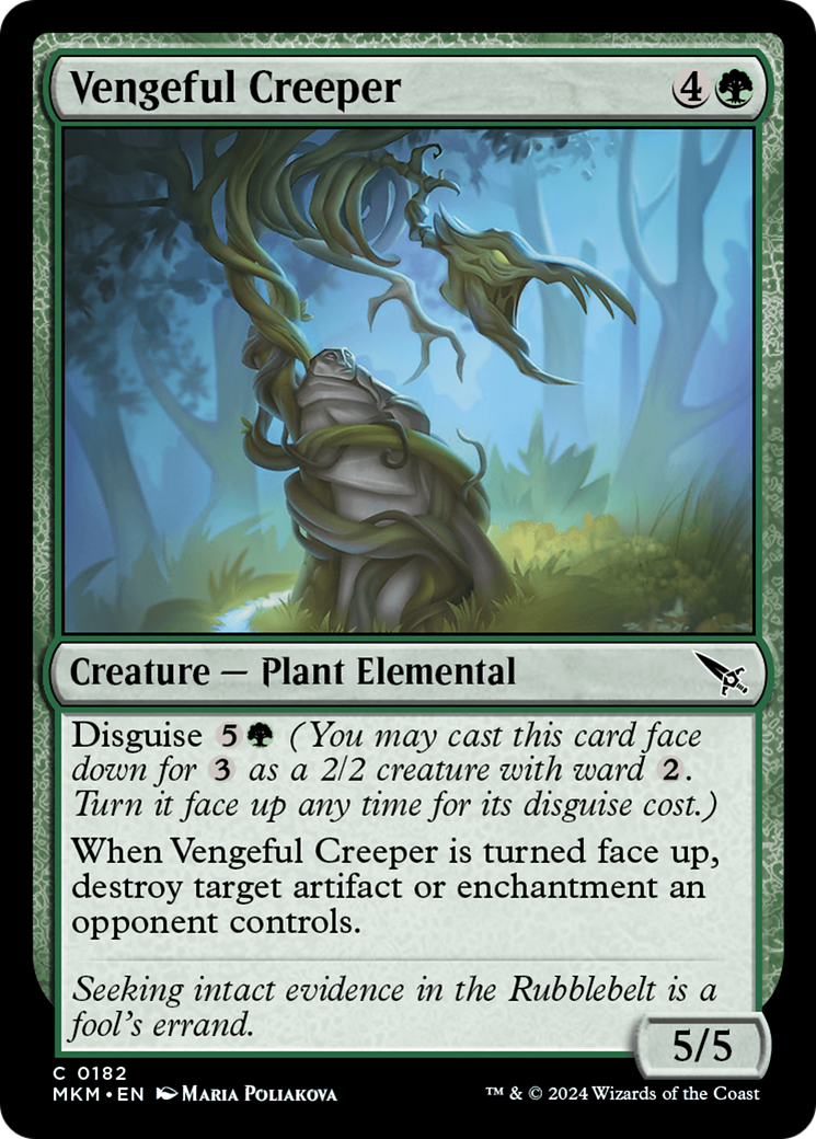 Vengeful Creeper (MKM-182) [Murders at Karlov Manor] Foil