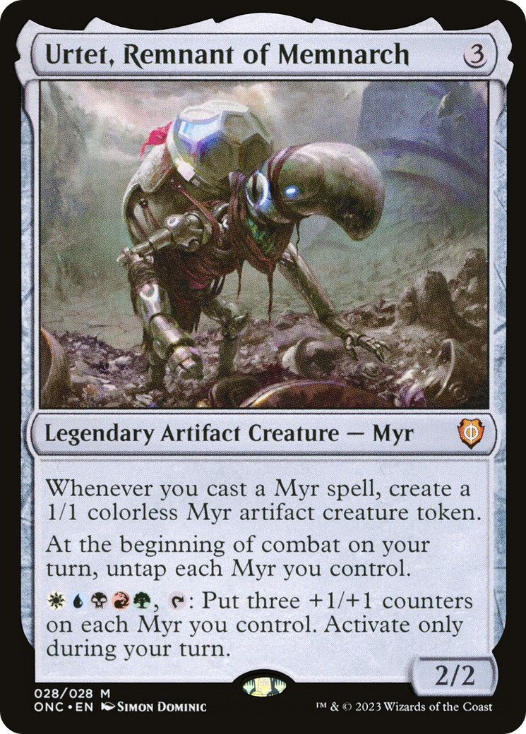 Urtet, Remnant of Memnarch (ONC-028) [Phyrexia: All Will Be One Commander]