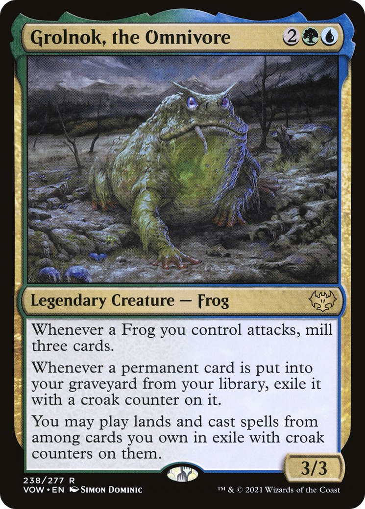 Grolnok, the Omnivore (VOW-238) [Innistrad: Crimson Vow]