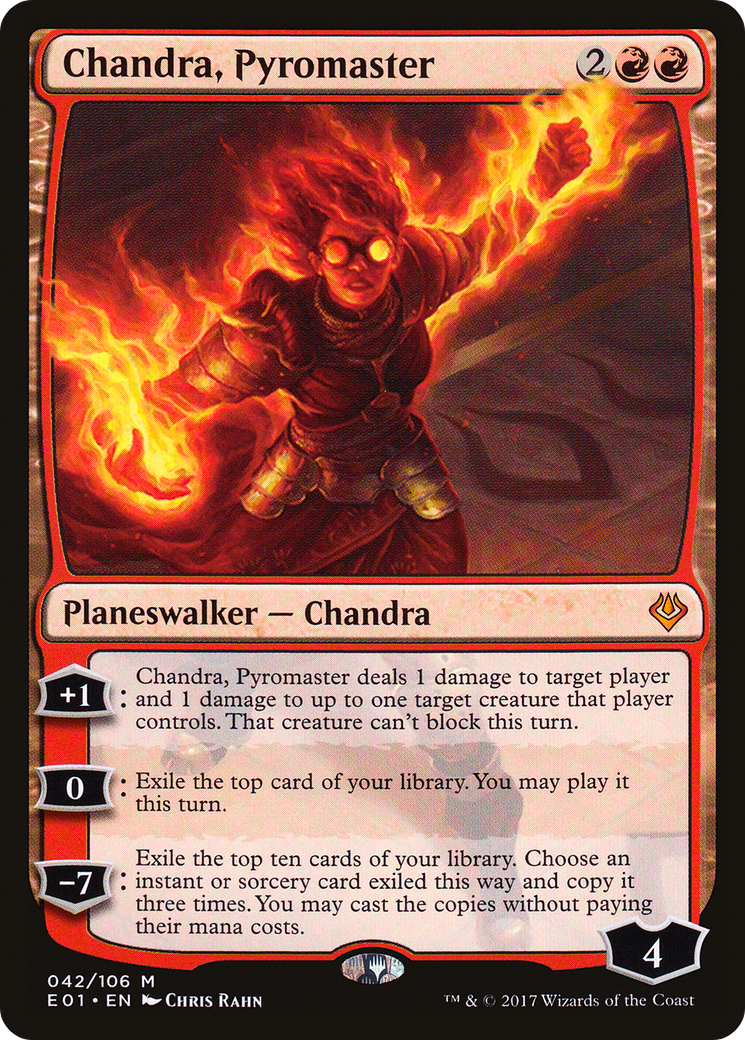 Chandra, Pyromaster (AC2-042) [Archenemy: Nicol Bolas]