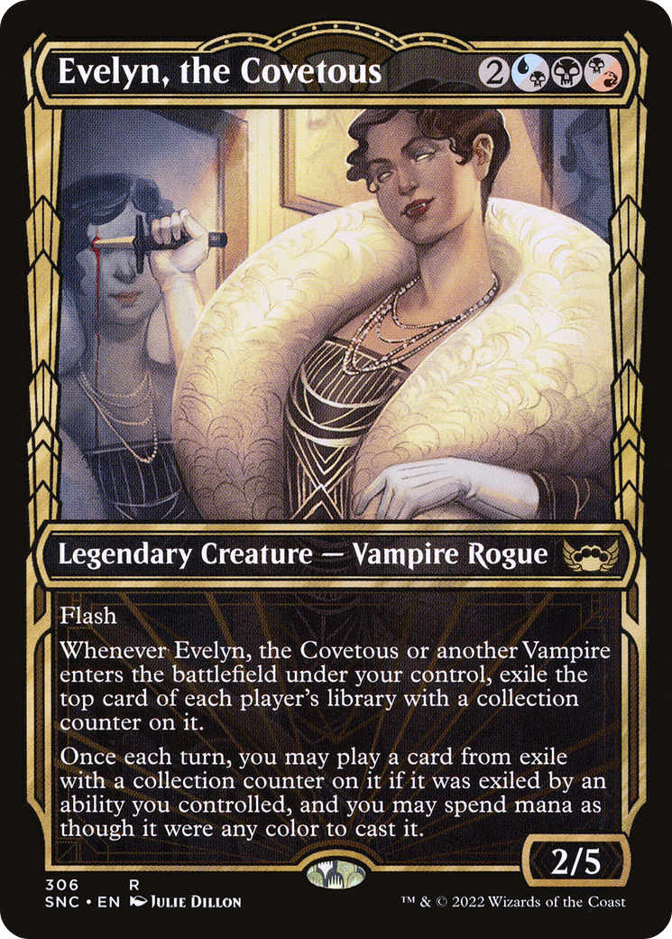 Evelyn, the Covetous (Showcase) (SNC-306) [Streets of New Capenna]
