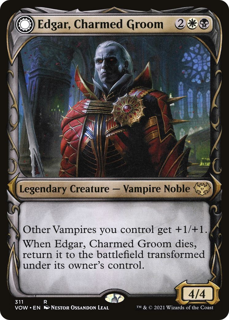Edgar, Charmed Groom (Showcase) (VOW-311) [Innistrad: Crimson Vow]