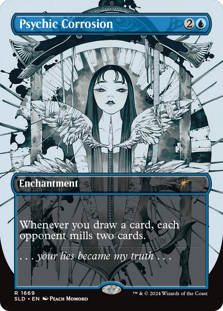 Psychic Corrosion (SLD-1669) [Secret Lair Drop] (Borderless)