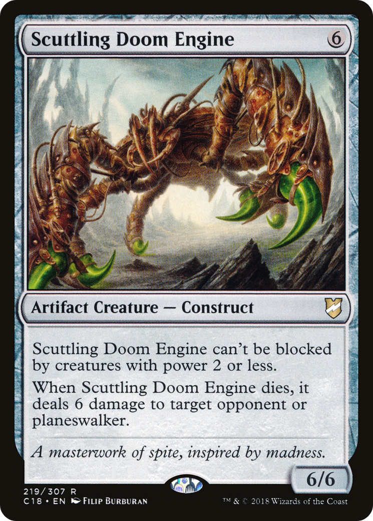 Scuttling Doom Engine (C18-219) [Commander 2018]