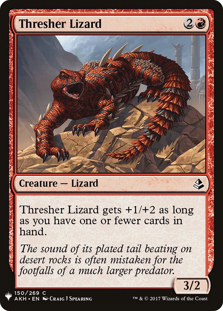 Thresher Lizard (LIST-AKH-150) [The List]