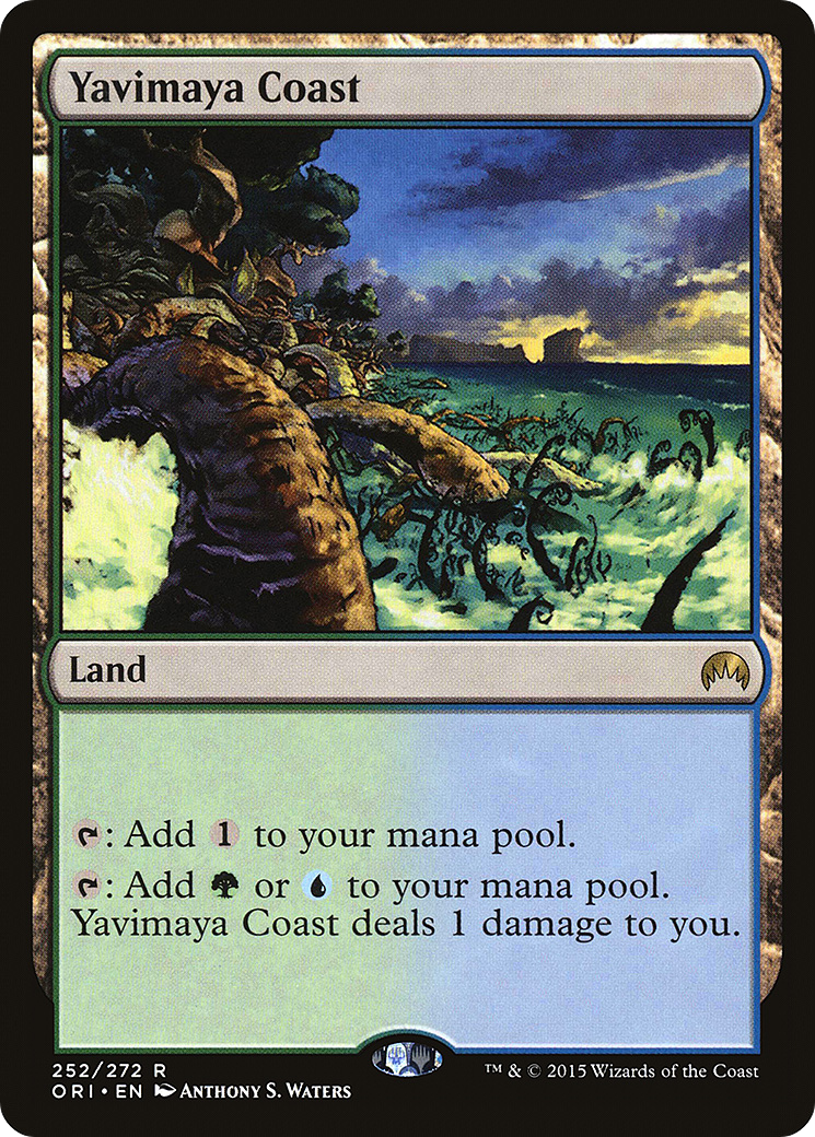 Yavimaya Coast (ORI-252) [Magic Origins] Foil