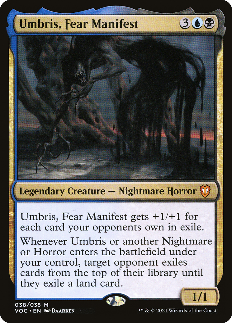 Umbris, Fear Manifest (VOC-038) [Crimson Vow Commander]