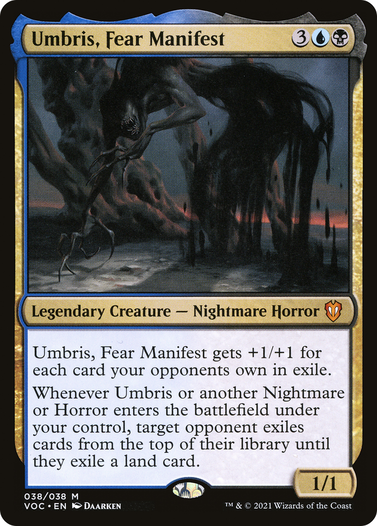 Umbris, Fear Manifest (VOC-038) [Crimson Vow Commander]