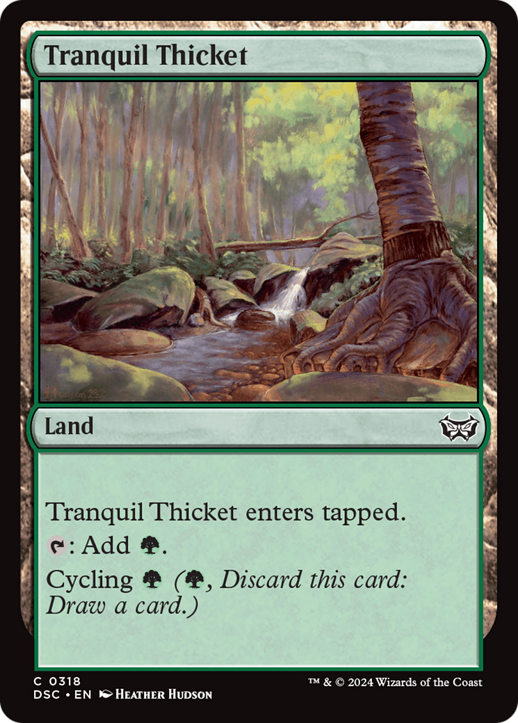 Tranquil Thicket (DSC-318) [Duskmourn: House of Horror Commander]