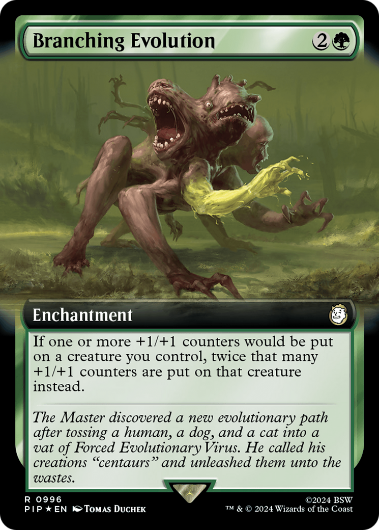 Branching Evolution (PIP-996) [Fallout]: (Extended Art) Foil