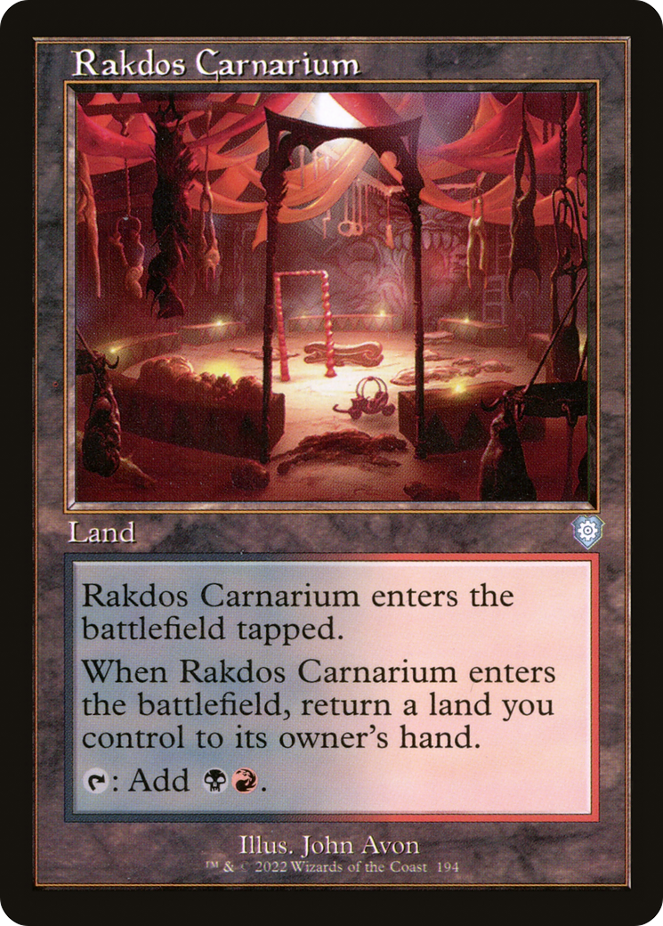 Rakdos Carnarium (Retro Frame) (BRC-194) [The Brothers' War Commander]