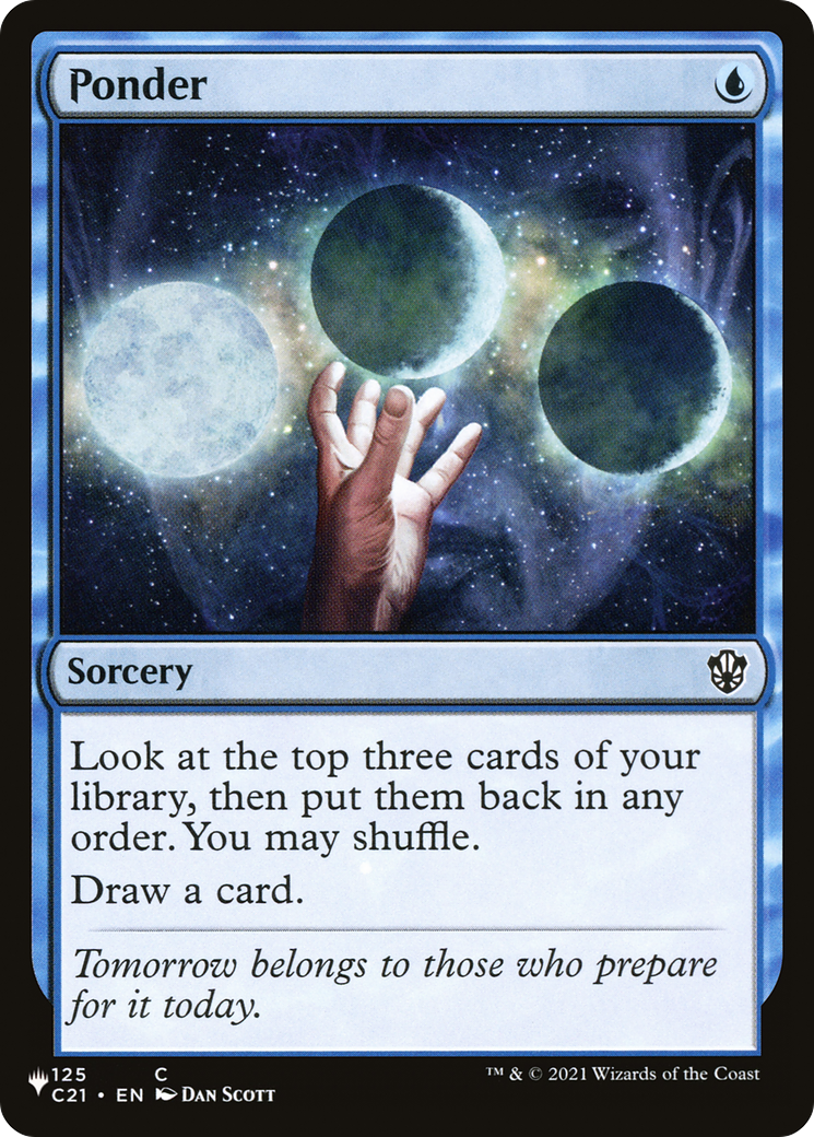 Ponder (LIST-C21-125) [The List]