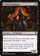 Elvish Doomsayer (CMR-120) [Commander Legends] Foil