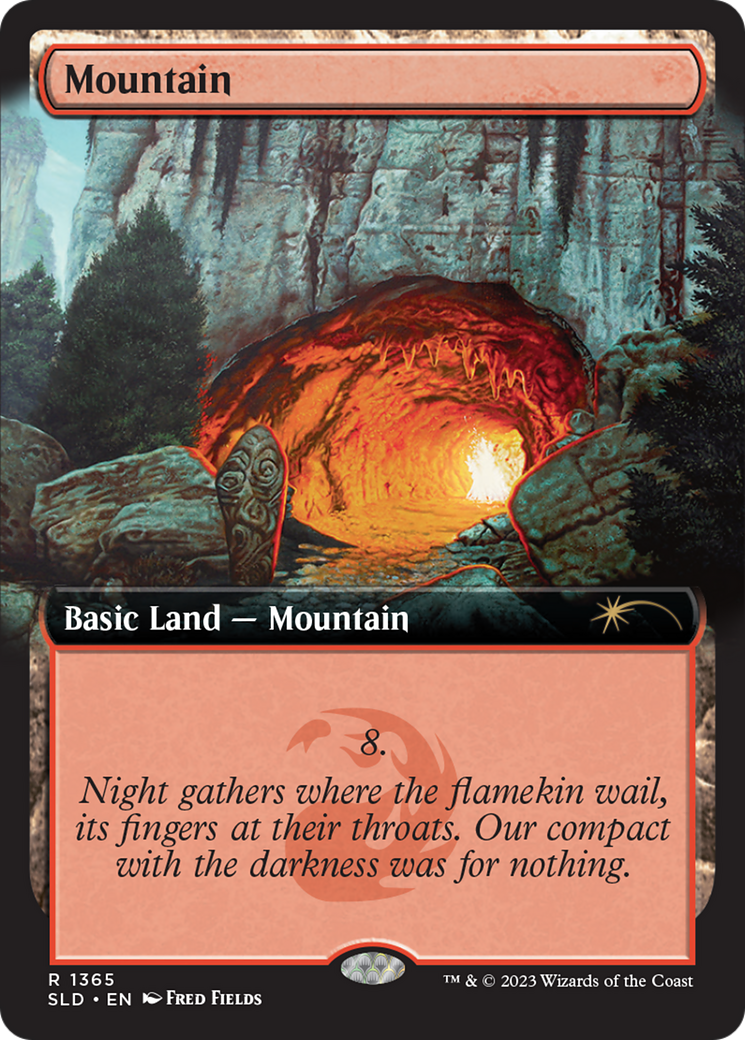Mountain (SLD-1365) [Secret Lair Drop]: (Extended Art)