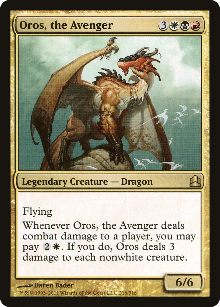 Oros, the Avenger (CMD-216) [Commander 2011]