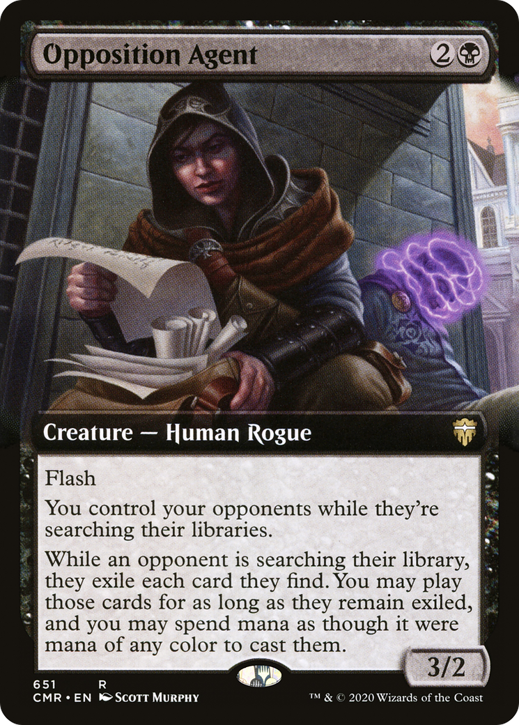 Opposition Agent (Extended Art) (CMR-651) [Commander Legends]