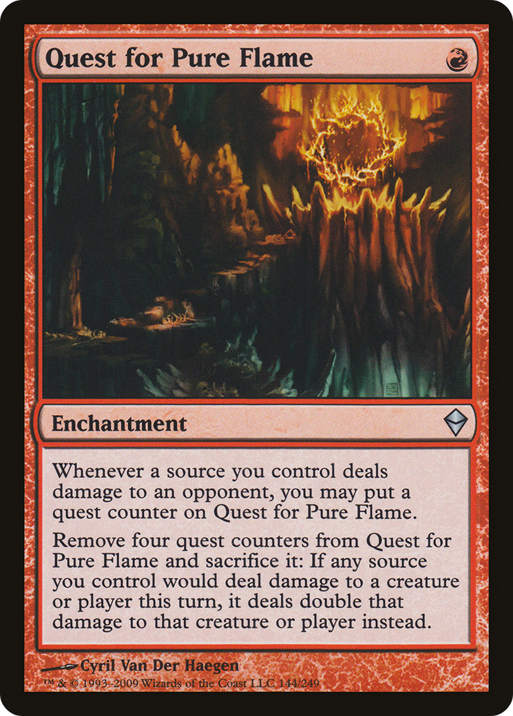 Quest for Pure Flame (ZEN-144) [Zendikar] Foil