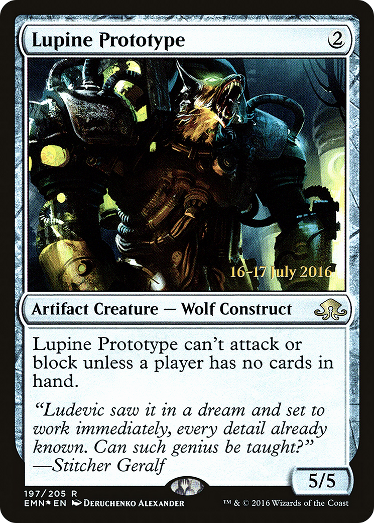 Lupine Prototype (PRE-197S) [Eldritch Moon Promos] Foil