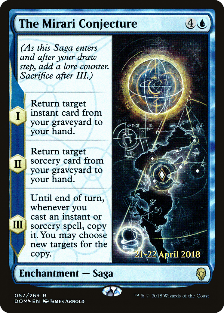 The Mirari Conjecture (PRE-57S) [Dominaria Promos] Foil