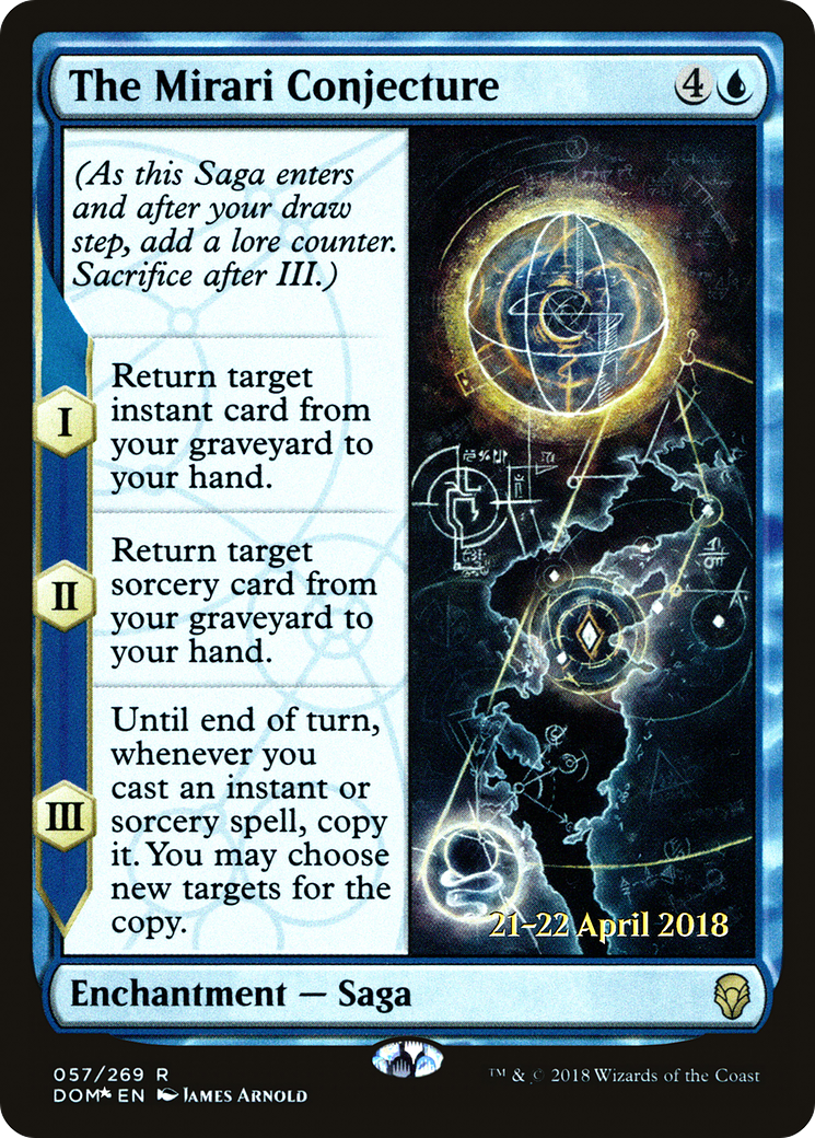 The Mirari Conjecture (PRE-57S) [Dominaria Promos] Foil